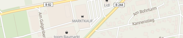 Karte Marktkauf Schöningen