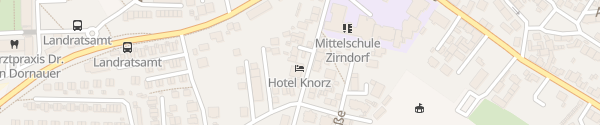 Karte Hotel Knorz Zirndorf