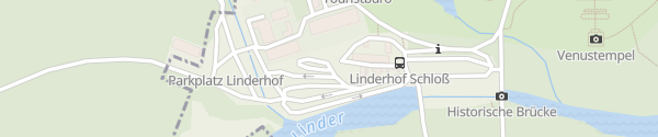 Karte Schloss Linderhof Ettal