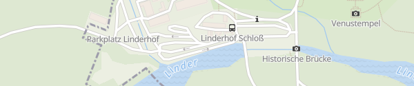 Karte Schloss Linderhof Ettal