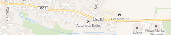 Karte Autohaus Erdle Aindling