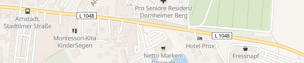 Karte Netto Angelhäuser Straße Arnstadt