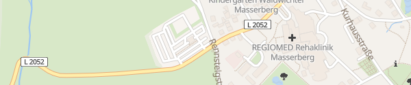 Karte Rennsteigstraße Masserberg