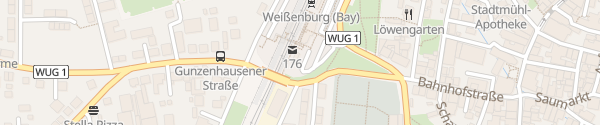 Karte Bahnhof Weißenburg