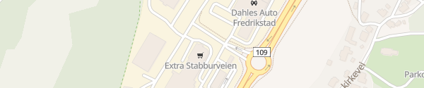 Karte Coop Extra Stabburveien Fredrikstad