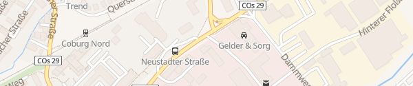 Karte Audi Gelder & Sorg Coburg
