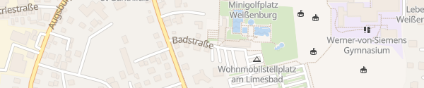 Karte Limesbad Weißenburg