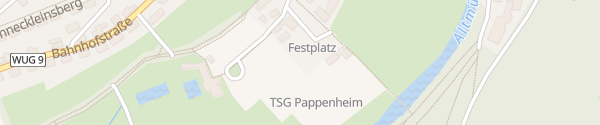 Karte Volksfestplatz Pappenheim