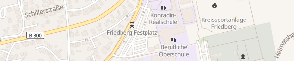 Karte Volksfestplatz Friedberg