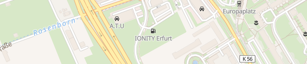Karte IONITY Erfurt Erfurt