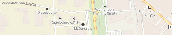 Karte McDonald's Helmstedt
