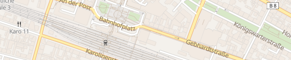 Karte Bahnhofcenter Fürth