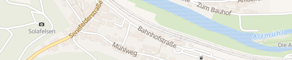 Karte Bahnhofstraße Solnhofen