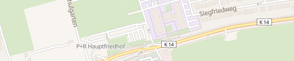 Karte Hauptfriedhof Erfurt