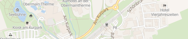 Karte Kurhotel / Obermain Therme Bad Staffelstein