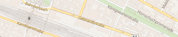 Karte Parkhaus Hornschuch-Center Fürth