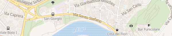 Karte Lungoadige San Giorgio Verona