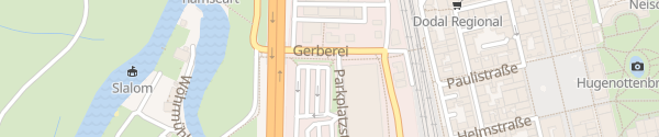Karte Großparkplatz Erlangen