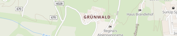 Karte Grünwald Resort Sölden
