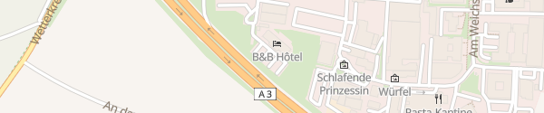 Karte B&B Hotel Erlangen