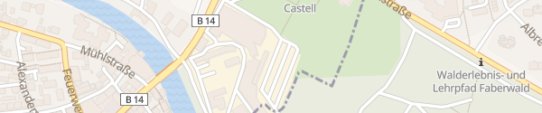 Karte Kundenparkplatz Faber-Castell Stein