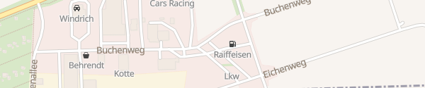 Karte Raiffeisen Tankstelle Berga