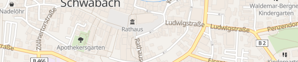 Karte Martin-Luther-Platz Schwabach