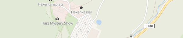 Karte Parkplatz Hexentanzplatz Thale