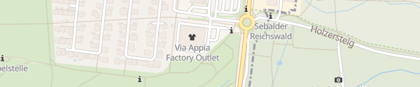 Karte Via Appia Factory Store Erlangen