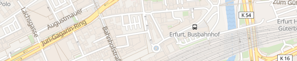 Karte Parkhaus Hauptbahnhof Erfurt