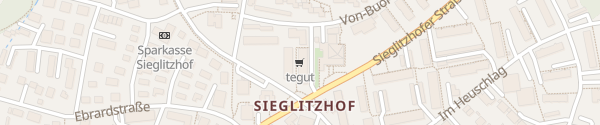 Karte tegut Sieglitzhof Erlangen