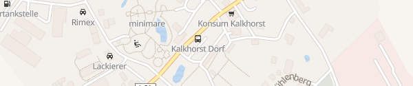 Karte Friedensstraße Kalkhorst
