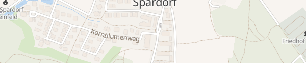 Karte Kornblumenweg Spardorf