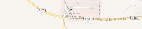 Karte Auto-Treff Mallentin Mallentin