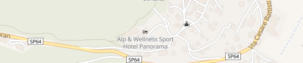 Karte Alp & Wellness Sport Hotel Panorama Fai della Paganella