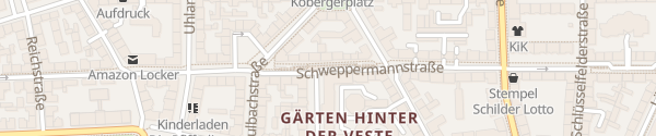 Karte Kaulbachplatz Nürnberg