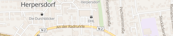 Karte ALDI Süd An der Radrunde Nürnberg