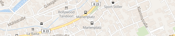 Karte Marienplatz Garmisch-Partenkirchen
