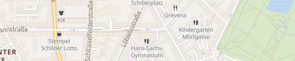 Karte Goethestraße Nürnberg