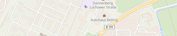 Karte Autohaus Menzel Dannenberg