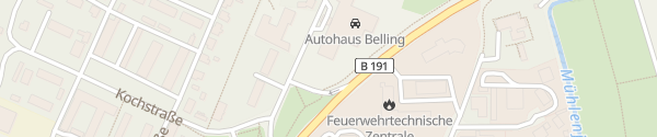 Karte VW Autohaus Belling Dannenberg