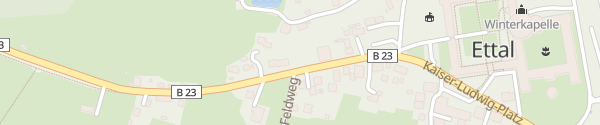Karte Ammergauer Straße Ettal