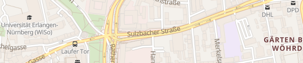 Karte Sulzbacher Straße Nürnberg