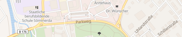 Karte Busbahnhof Sömmerda