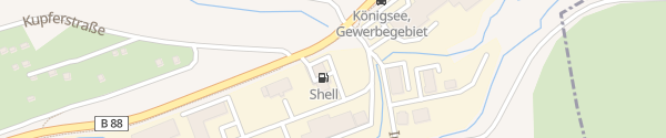 Karte Shell Tankstelle Königsee