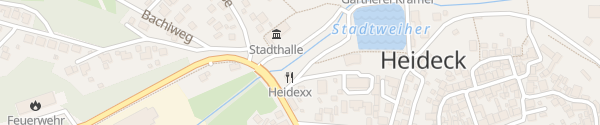 Karte Stadthalle Heideck