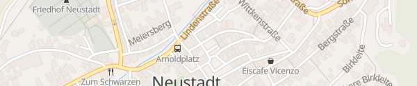 Karte Arnoldplatz Neustadt bei Coburg