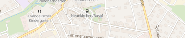 Karte Parkplatz P7 am Busbahnhof Neunkirchen am Brand