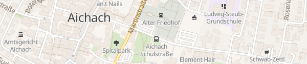 Karte Parkplatz am alten Friedhof Aichach
