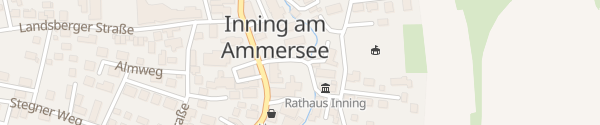 Karte Pfarrgasse Inning am Ammersee
